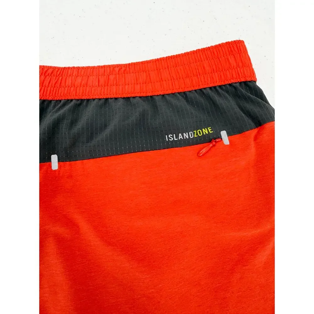 NWT Tommy Bahama Naples Circuit Bird of Paradise Red/Orange Swim Trunks Size XL